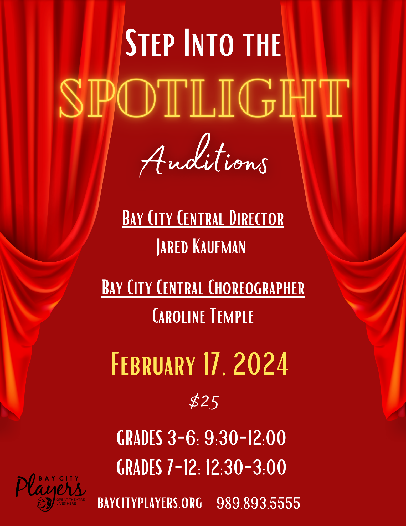 Bay City Players Encore Youth Theatre Program